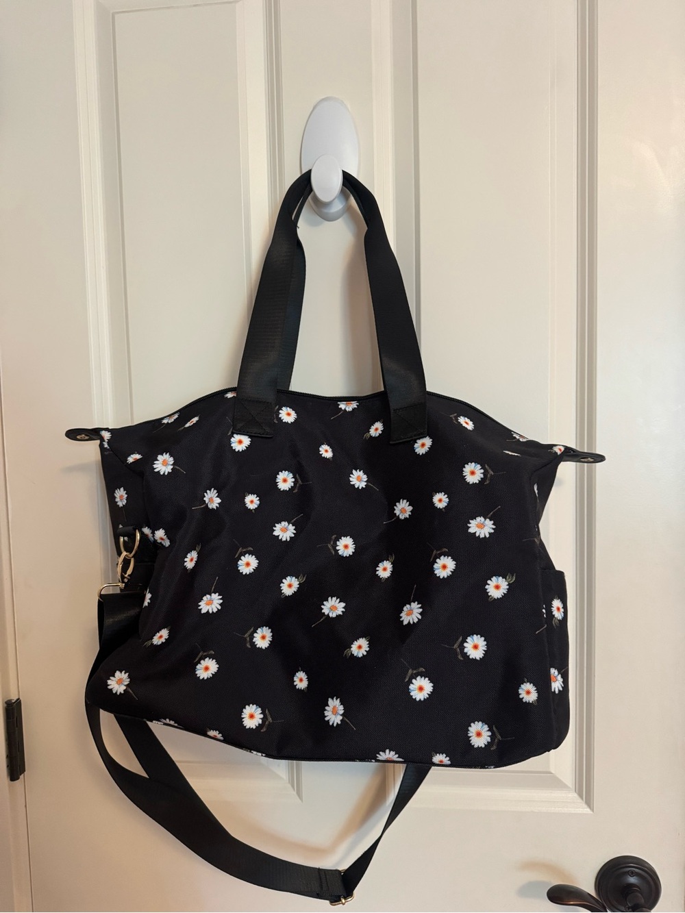 Alice + Olivia Daisy Print Tote Bag with Shoulder Strap